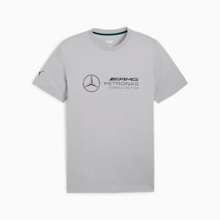 Mercedes-AMG Petronas Motorsport Men's ESS Logo Tee, Team Silver, small-PHL