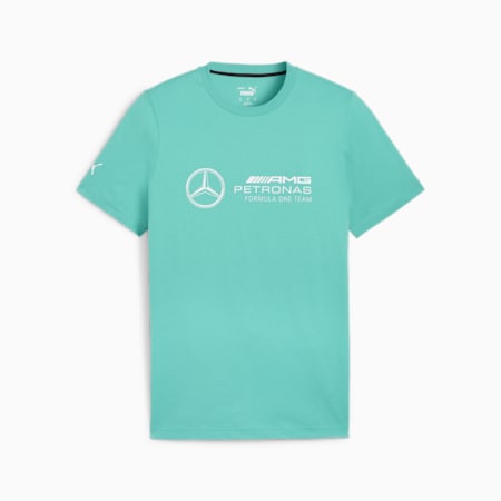 Mercedes-AMG Petronas Motorsport Men's ESS Logo Men's Tee, Sheen Green, small-AUS