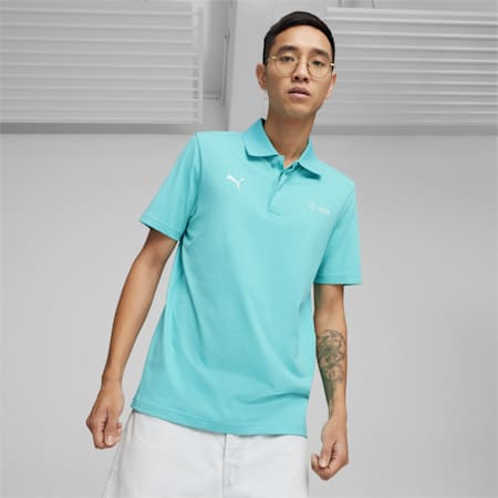 Mercedes-AMG Petronas Motorsport Men's ESS Polo, Sheen Green, small-AUS