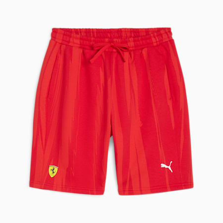 Scuderia Ferrari Race Men's AOP Shorts, Rosso Corsa, small