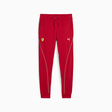Scuderia Ferrari Men's Motorsport Race Sweat Pants, Rosso Corsa, small
