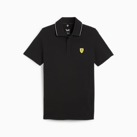 เสื้อโปโลผู้ชาย Scuderia Ferrari Motorsport Race, PUMA Black, small-THA