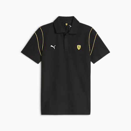 Scuderia Ferrari Race MT7 Men's Polo, PUMA Black, small-IDN