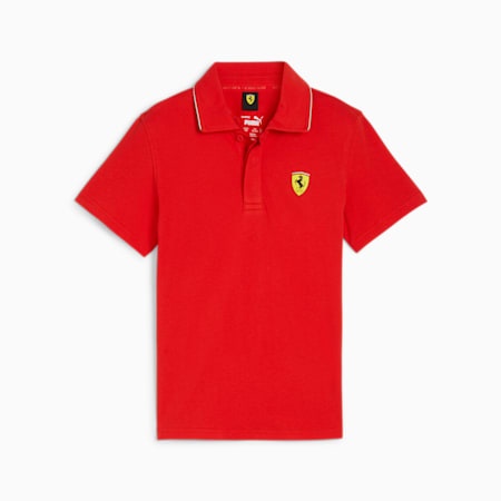 Scuderia Ferrari Race Youth Polo, Rosso Corsa, small-SEA
