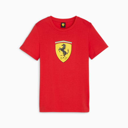 Scuderia Ferrari Race Tee - Youth 8-16 years, Rosso Corsa, small-AUS