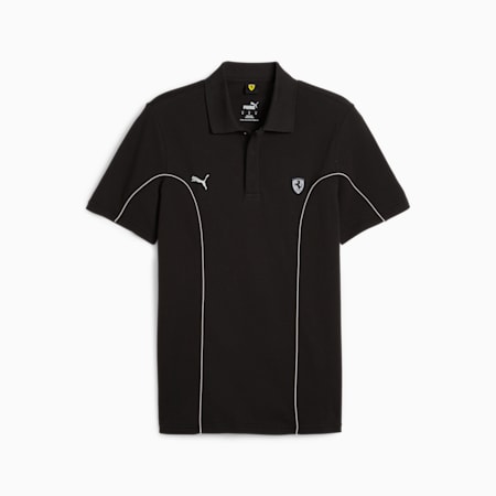 Scuderia Ferrari Style Men's Motorsport Polo, PUMA Black, small