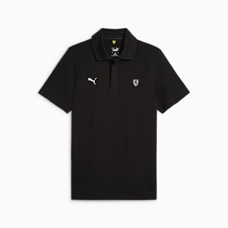 Polo en jacquard élégant Scuderia Ferrari Motorsport Homme, PUMA Black, small