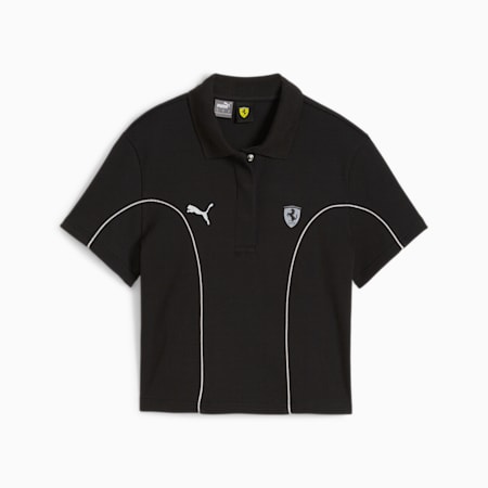 Scuderia Ferrari Style Motorsport Poloshirt Damen, PUMA Black, small