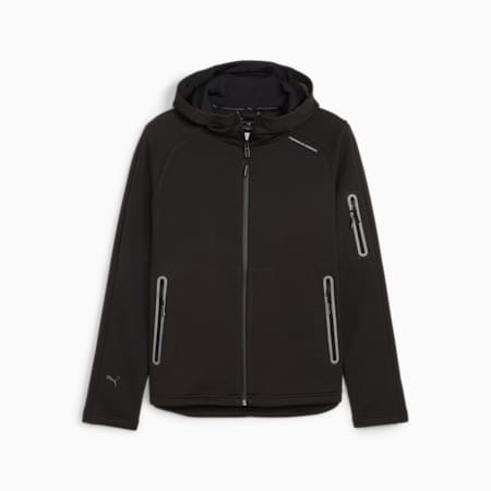 Puma black sweat jackets cheap