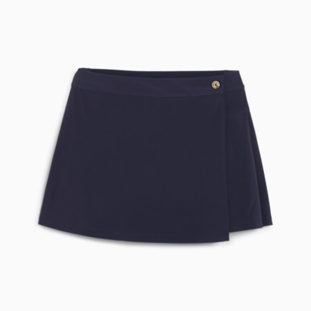 Resort Wrap Women's Golf Skirt, Deep Navy, small-IDN