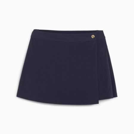Resort Wrap Women's Golf Skirt, Deep Navy, small-SEA