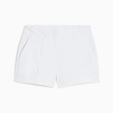 Costa 4" Women's Golf Shorts, White Glow, small-SEA
