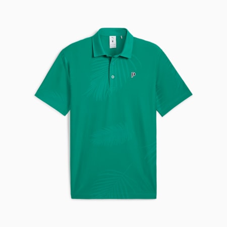 PUMA x PALM TREE CREW Men's Golf Polo, Sparkling Green, small-SEA