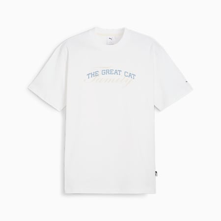 Basketball Nostalgia T-shirt voor heren, PUMA White, small