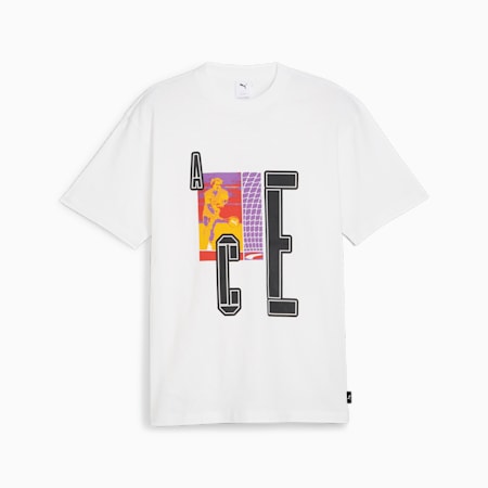 House of Graphics Ace Men's Tee, PUMA White, small