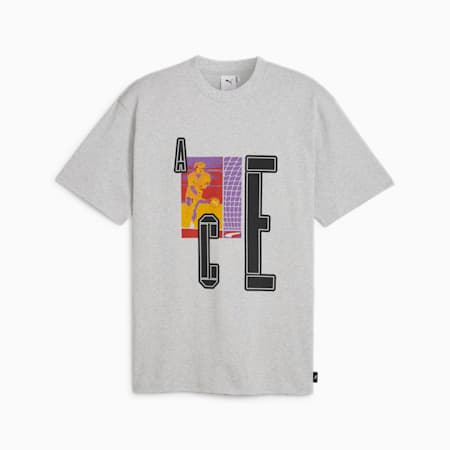 House of Graphics Ace Men's Tee, Light Gray Heather, small