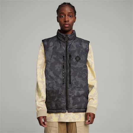 PUMA x PERKS AND MINI gewatteerd vest, PUMA Black, small