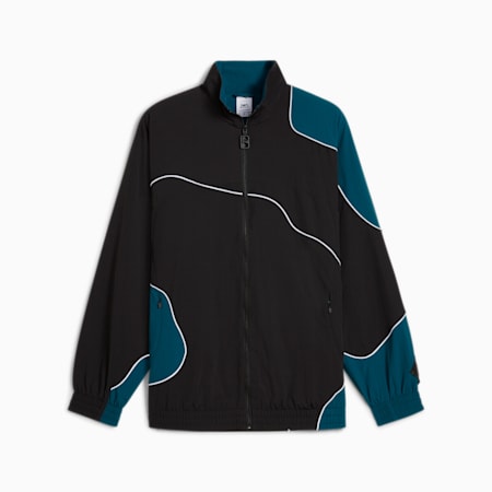 PUMA x PERKS AND MINI Track Jacket, PUMA Black, small-DFA