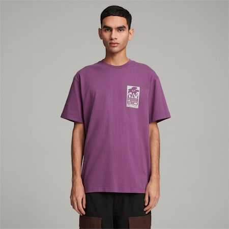 PUMA x PERKS AND MINI Unisex Tee, Crushed Berry, small-AUS