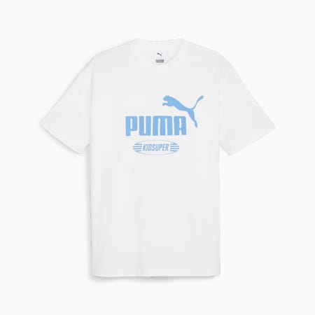 PUMA x KidSuper Men's Graphic Tee, PUMA White, small-AUS