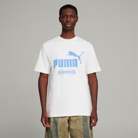 PUMA x KidSuper Men's Graphic Tee, PUMA White, small-AUS