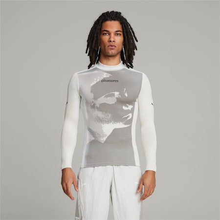 PUMA x PLEASURES Base Layer, Warm White, small-KOR