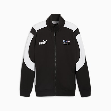 BMW M Motorsport MT7+ Men's Sweat Jacket, PUMA Black, small