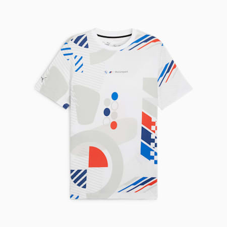 T-shirt à motif all-over BMW M Motorsport, PUMA White-AOP, small