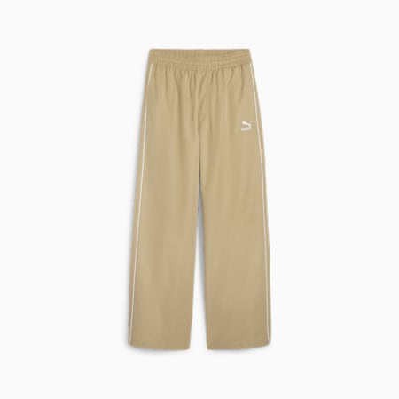 T7 Women's Relaxed Track Pants, Prairie Tan, small-AUS