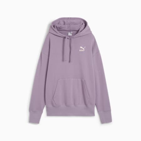 BETTER CLASSICS Relaxed Women's Hoodie, Pale Plum, small-AUS