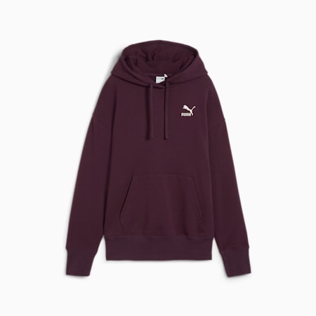 BETTER CLASSICS Relaxed Women's Hoodie, Midnight Plum, small-AUS