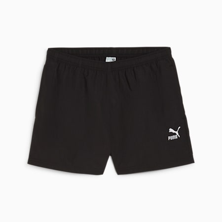 Damskie spodenki CLASSICS z rozszerzanymi nogawkami, PUMA Black, small