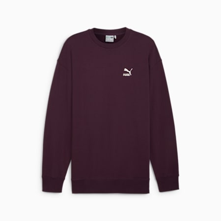 BETTER CLASSICS Unisex Relaxed Sweatshirt, Midnight Plum, small-NZL