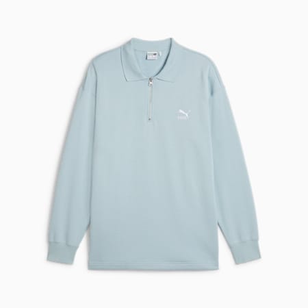 BETTER CLASSICS Poloshirt mit Rundhalsausschnitt, Turquoise Surf, small