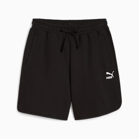 CLASSICS-short met wafelpatroon voor heren, PUMA Black, small