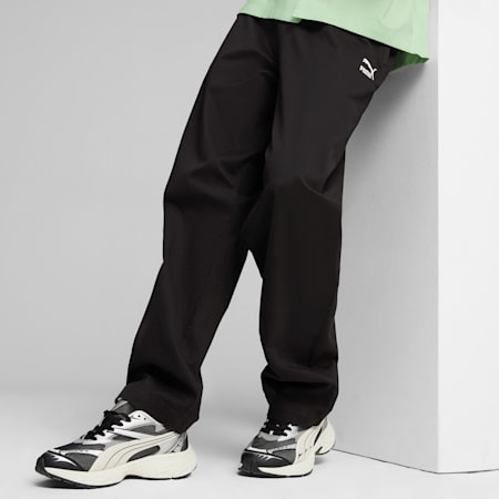  PUMA Classics Woven Pants Puma Black SM : Clothing