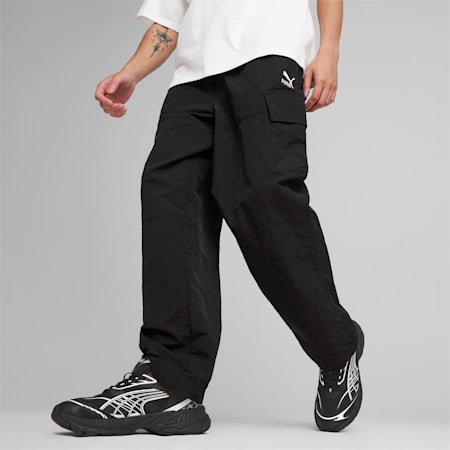 CLASSICS Men's Cargo Pants, PUMA Black, small-AUS