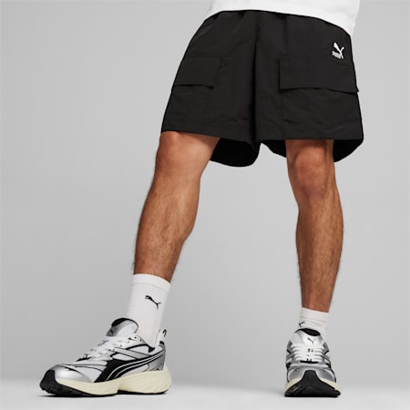 CLASSICS Men's Cargo Shorts, PUMA Black, small-AUS