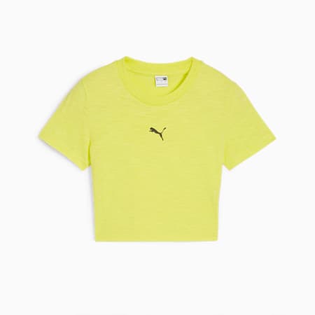 DARE TO Baby-T-Shirt Damen, Lime Sheen, small