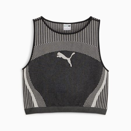 DARE TO Women s Crop Top PUMA Black PUMA Shoes PUMA