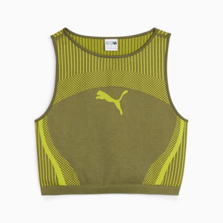 Puma yellow crop top top