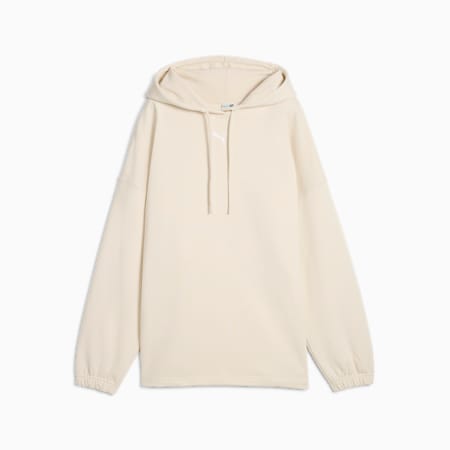 DARE TO Oversized Hoodie Damen, Alpine Snow, small