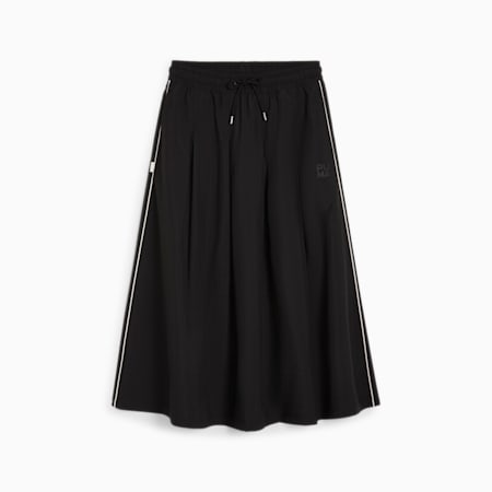 Damska spódnica midi z zakładkami INFUSE, PUMA Black, small