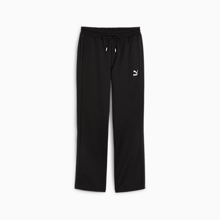 T7 Men's Straight Track Pants, PUMA Black, small-NZL