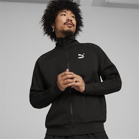 Track jacket T7 da uomo, PUMA Black, small