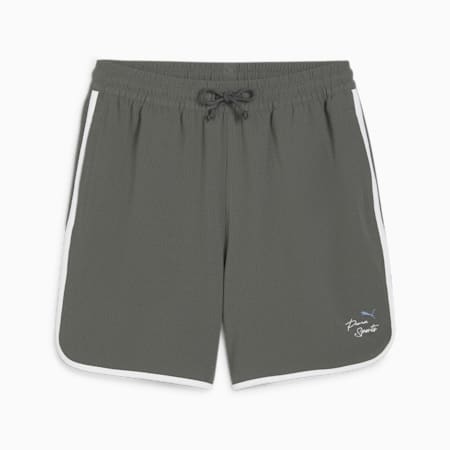 PUMA TEAM Men's Shorts, Mineral Gray, small-IDN