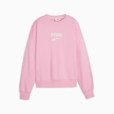 DOWNTOWN Women's Oversized Crew, Pink Lilac, small