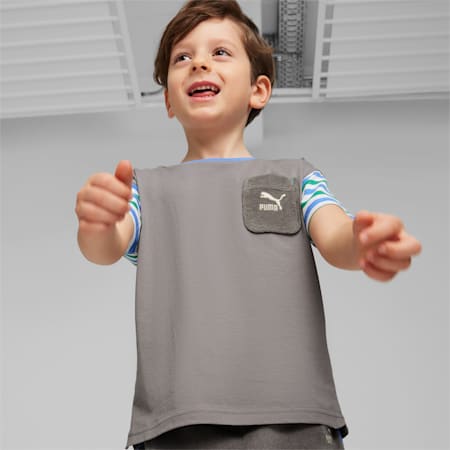 Camiseta SUMMER CAMP CLASSICS para niño, Cast Iron, small