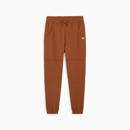 DOWNTOWN Men's Sweatpants, Teak, small-SEA