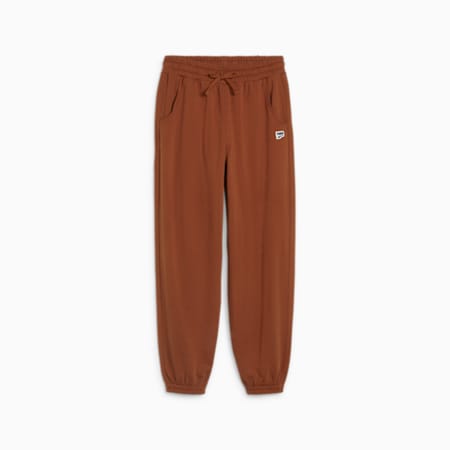 DOWNTOWN Women's Relaxed Sweatpants, Teak, small-IDN